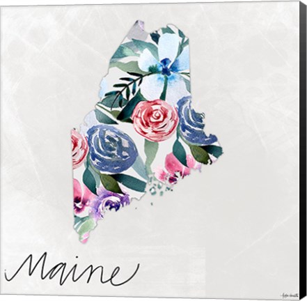Framed Maine Print