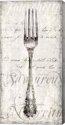 Framed Decorative Fork Print