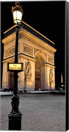 Framed Paris Nights I Print