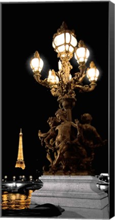 Framed Paris Nights II Print