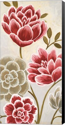 Framed Lace Petals II Print