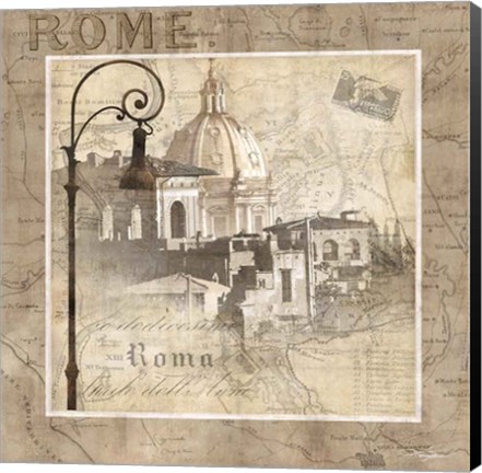 Framed When in Rome Print