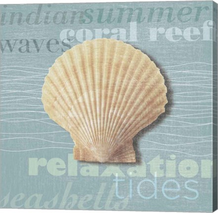 Framed Beach Collection III Print