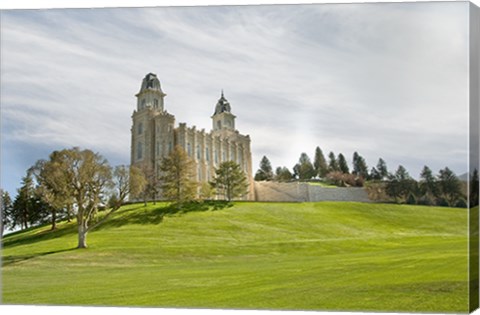 Framed Manti Temple Print