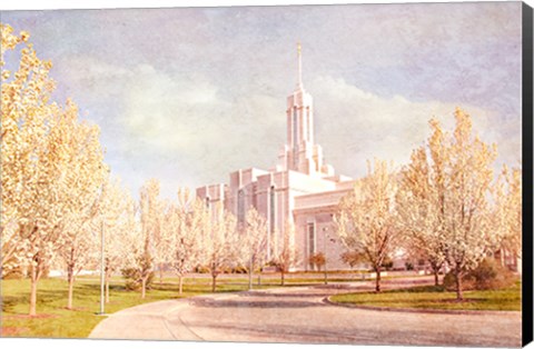 Framed Mt. Timpanogas Temple II Print