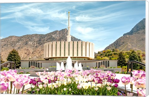 Framed Provo Temple Print