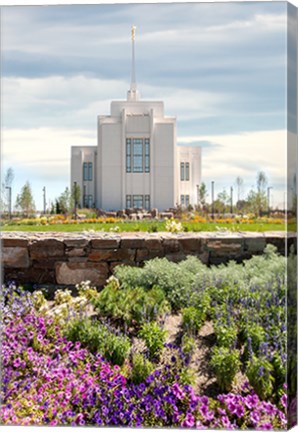 Framed Twin Falls Temple Print