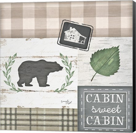 Framed Cabin Sweet Cabin Print