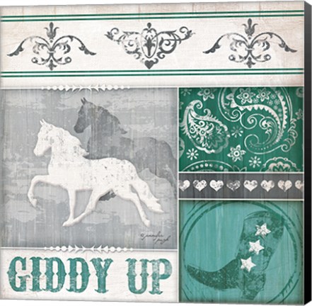 Framed Giddy Up Print