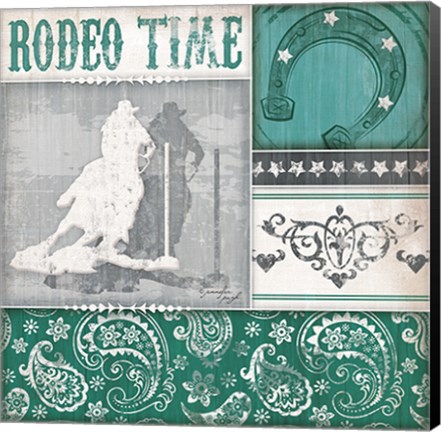 Framed Rodeo Time Print