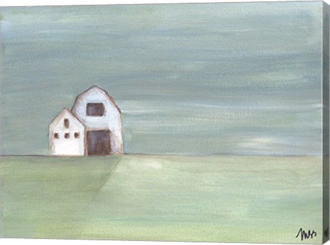 Framed Barn I Print