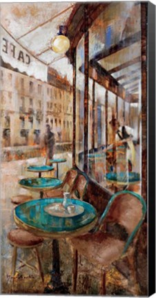 Framed Terraza Cafe de Flore Print