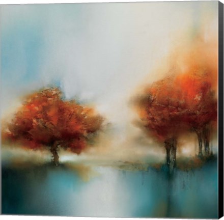 Framed Morning Mist &amp; Maple II Print