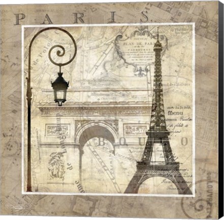 Framed Paris Holiday Print