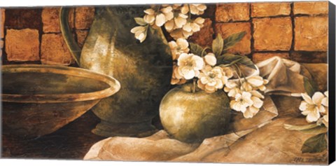 Framed Tiled Still Life I Print