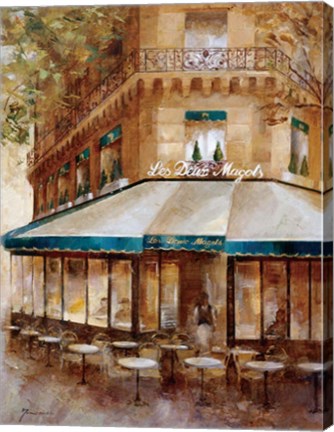 Framed Cafe De Paris I Print