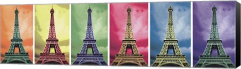 Framed Pop Art Paris Print