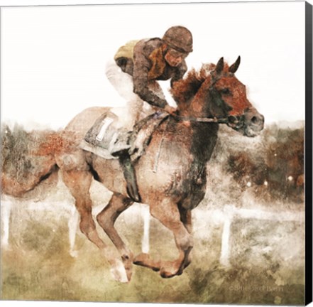 Framed Number One Rider Print