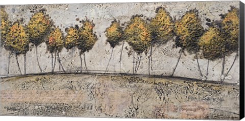Framed Route of Gold Print