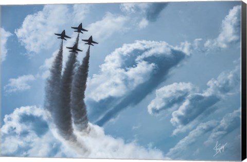 Framed Making Clouds Print