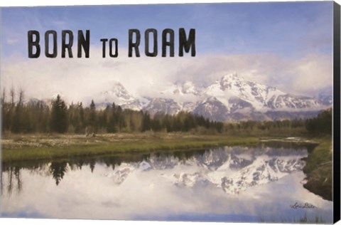 Framed Born to Roam Print