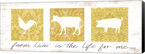 Framed Farm Livin&#39; is the Life for Me Print