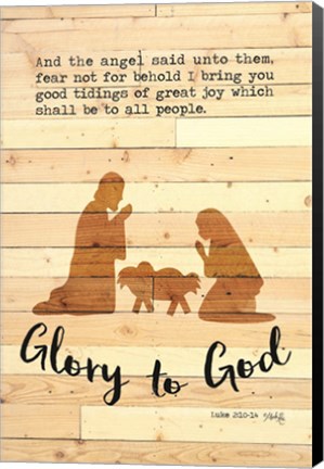 Framed Glory to God Print