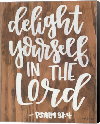 Framed Delight Yourself in the Lord Print