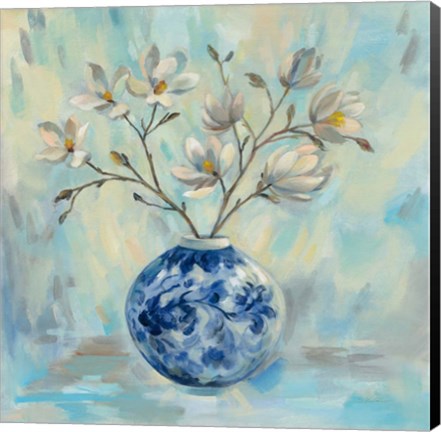 Framed Chinoiserie and Branches Print