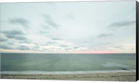 Framed Marthas Vineyard Beach I Print