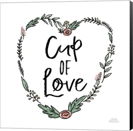 Framed Cup of Love Print