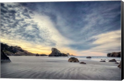 Framed Low Tide Print