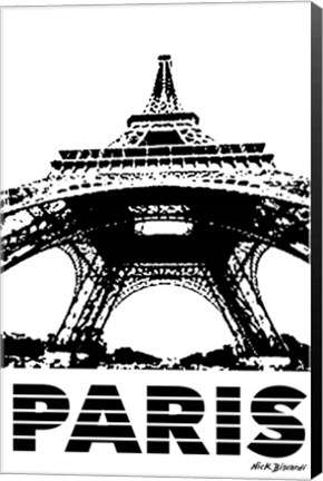 Framed Modern Paris I Print