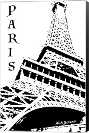 Framed Modern Paris III Print