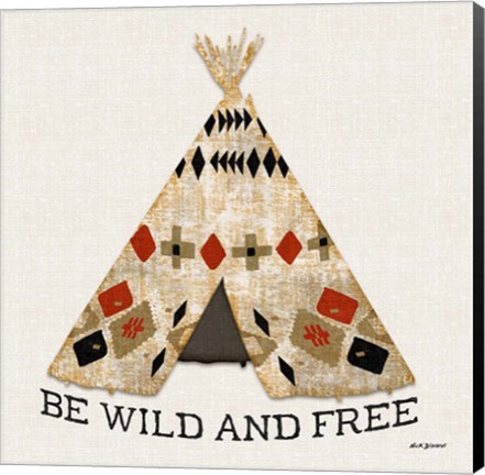 Framed Wild and Free Print