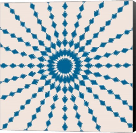 Framed Maze Dots Print