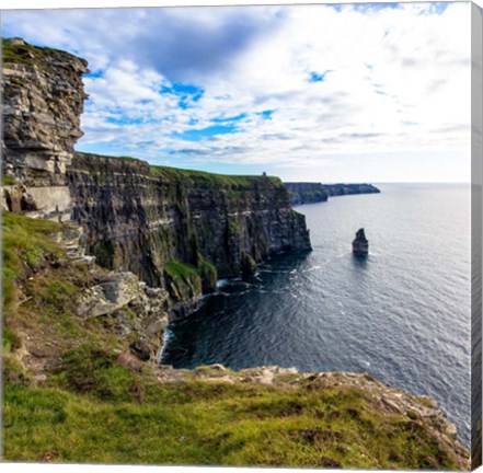 Framed Cliffs of Moher Square Print