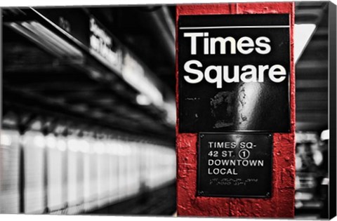 Framed Times Square Print