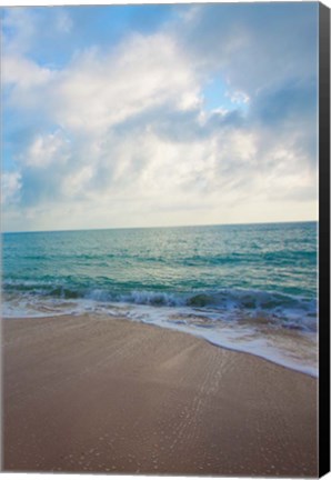 Framed Cool Beach Vertical Print