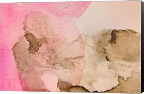 Framed Pink Watercolor Print