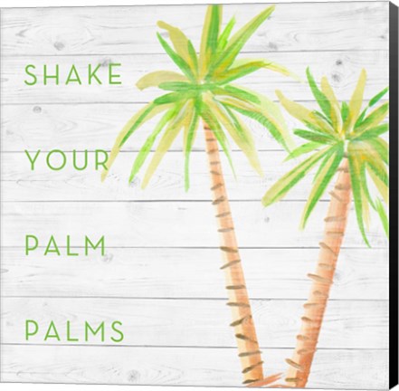 Framed Shake Your Palm Palms Print