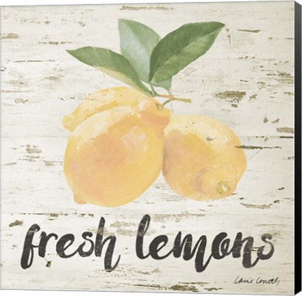 Framed Fresh Lemons Print