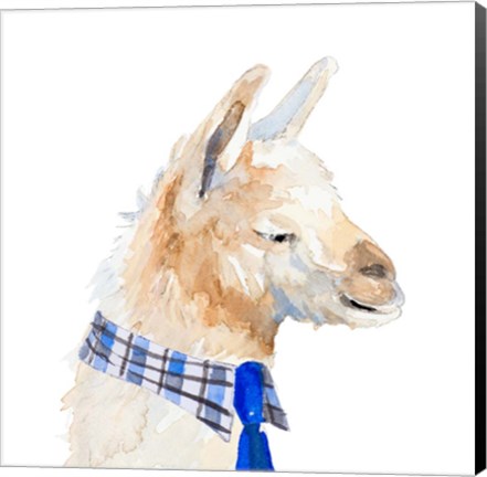 Framed Formal Llama Print