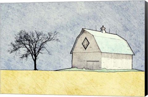 Framed Daytime Farm Scene Print