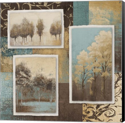 Framed Lost in Trees II Print