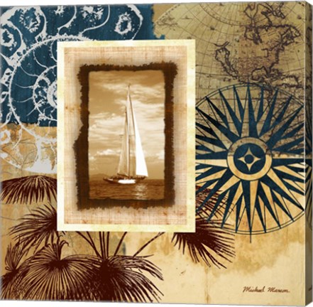 Framed Sailing the Seas II Print