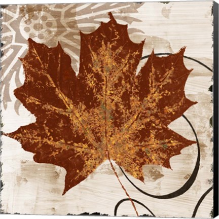 Framed Leaf of the Day I Print