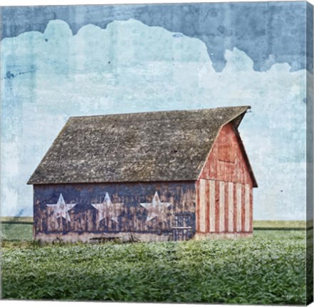 Framed American Barn Print