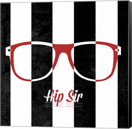 Framed Hip Glasses II Print