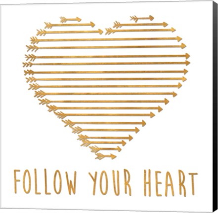 Framed Follow Your Heart Print